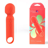 Maia Mini Wand Vibrator - Orange - Mr and Mrs D's
