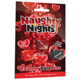 Naughty Nights Raunchy Dare Dice - Lovers Dice Game - Mr and Mrs D's