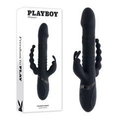 Playboy Pleasure BIG BUNNY ENERGY Rabbit Vibrator and Anal Beads - Mr and Mrs D's