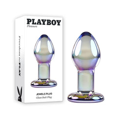 Playboy Pleasure JEWELS GLASS BUTT PLUG - Mr and Mrs D's