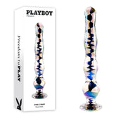 Playboy Pleasure JEWELS WAND Glass Dildo - Mr and Mrs D's