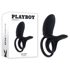 Playboy Pleasure JUST RIGHT Vibrating Cock Ring - Mr and Mrs D's