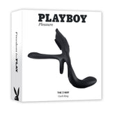 Playboy Pleasure The 3 Way Vibrating Cock Ring - Mr and Mrs D's