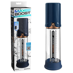 Pump Worx Max Boost Penis Pump - Blue - Mr and Mrs D's