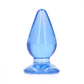 REALROCK 11.5 cm Anal Butt Plug - Blue - Mr and Mrs D's