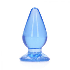 REALROCK 11.5 cm Anal Butt Plug - Blue - Mr and Mrs D's