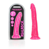 REALROCK 18 cm Slim Glow in the Dark Neon - Pink - Mr and Mrs D's