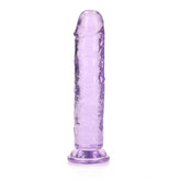 REALROCK 20 cm Straight Dildo - Purple - Mr and Mrs D's
