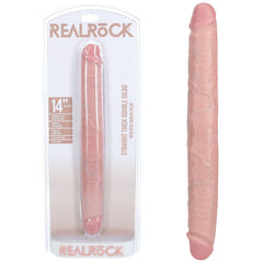 REALROCK 35cm Thick Double Dildo - Flesh - Mr and Mrs D's