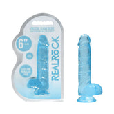 RealRock 6'' Realistic Dildo With Balls - Mr and Mrs D's