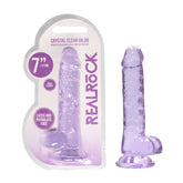 RealRock 7'' Realistic Dildo With Balls - Mr and Mrs D's