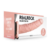 REALROCK Hollow Strap - on - 20.5 cm Flesh - Mr and Mrs D's
