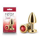 Rear Assets Petite - Gold with Red Gem - Mr and Mrs D's