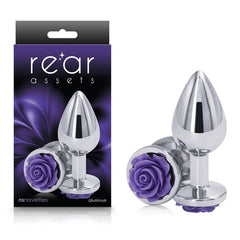 Rear Assets Rose Butt Plug - Medium - Mr and Mrs D's