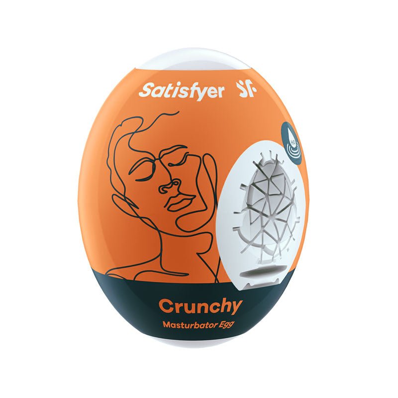 Satisfyer Masturbator Egg - Crunchy - Mr and Mrs D's