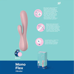Satisfyer Mono Flex Pink Rabbit Vibrator - Mr and Mrs D's