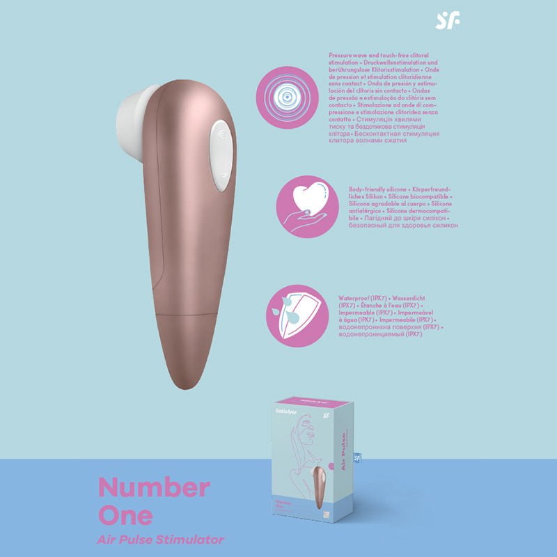 Satisfyer Number 1 Air - Pulse Vibrator - Mr and Mrs D's