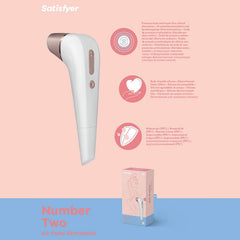 Satisfyer Number 2 Air - Pulse Vibrator - Mr and Mrs D's