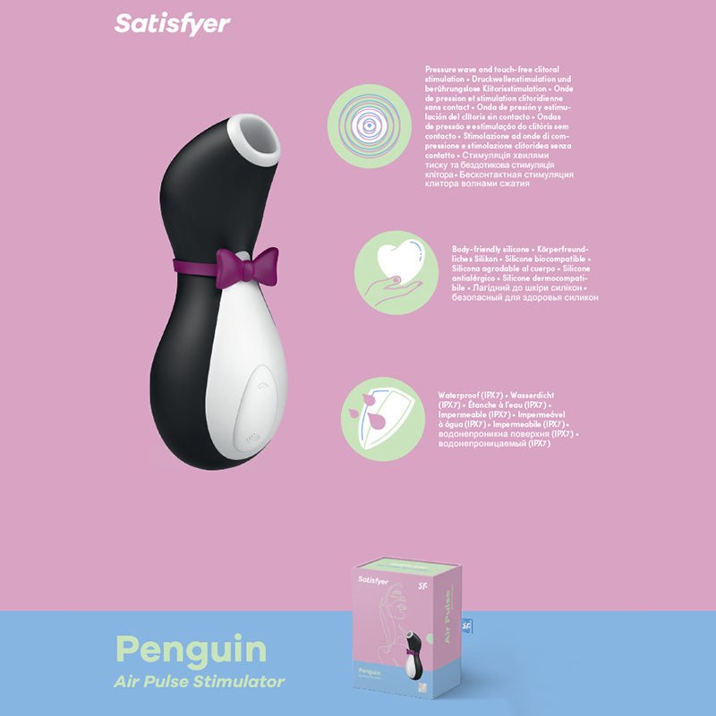 Satisfyer Penguin Air - Pulse Vibrator - Mr and Mrs D's