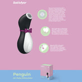 Satisfyer Penguin Air - Pulse Vibrator - Mr and Mrs D's