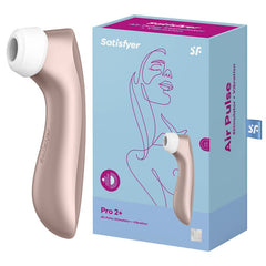Satisfyer Pro 2+ Rose Gold Air - Pulse Vibrator - Mr and Mrs D's