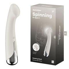 Satisfyer Spinning G - Spot 1 Vibrator - Beige - Mr and Mrs D's