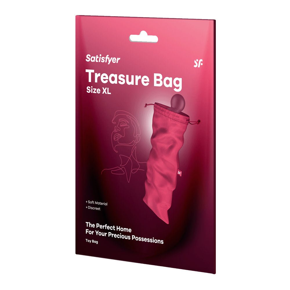 Satisfyer Treasure Sex Toy Bag XLarge - Pink - Mr and Mrs D's