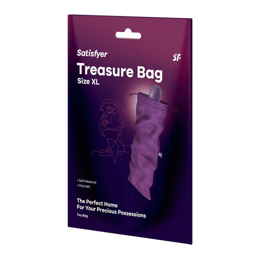 Satisfyer Treasure Sex Toy Bag XLarge - Violet - Mr and Mrs D's
