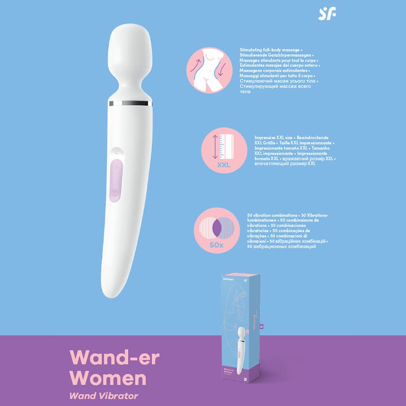 Satisfyer Wand - er Woman Bodywand Vibrator - Mr and Mrs D's