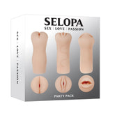 Selopa PARTY PACK STROKER KIT - Light - Mr and Mrs D's