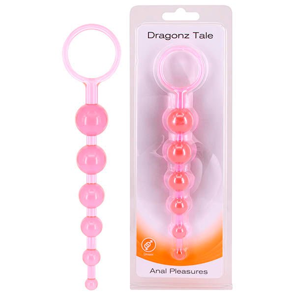 Seven Creations Dragonz Tale Pink Anal Beads - Mr and Mrs D's