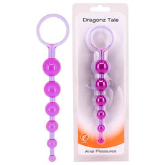 Seven Creations Dragonz Tale Purple Anal Beads - Mr and Mrs D's