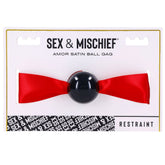 Sex & Mischief Amor Satin Ball Gag - Mr and Mrs D's