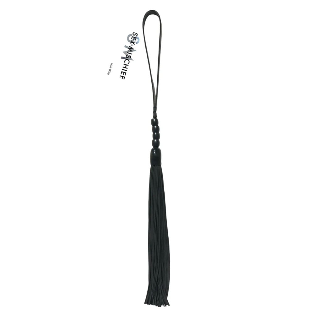 Sex & Mischief Noir Whip - Mr and Mrs D's