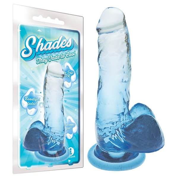 Shades 7'' Jelly TPR Dong - Mr and Mrs D's