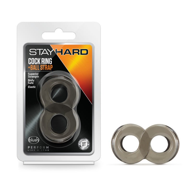 Stay Hard Cock Ring and Ball Strap - Mr and Mrs D's