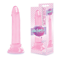 The 9's Diclets Jelly TPR Dong 7" - Pink - Mr and Mrs D's