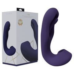 VIVE Yuna Flapping Tongue Suction Vibrator - Purple - Mr and Mrs D's