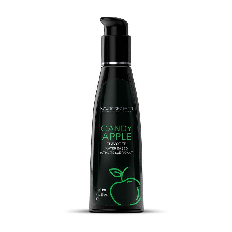 Wicked Aqua Candy Apple Water - based Lubricant - Mr and Mrs D's
