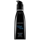 Wicked Aqua Chill Water - based Lubricant 120ml - Mr and Mrs D's