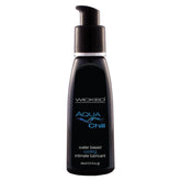 Wicked Aqua Chill Water - based Lubricant 60ml - Mr and Mrs D's