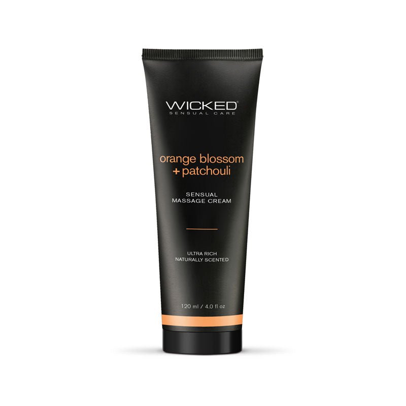 Wicked ORANGE BLOSSOM + PATCHOULI Sensual Massage Cream - Mr and Mrs D's