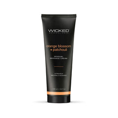 Wicked ORANGE BLOSSOM + PATCHOULI Sensual Massage Cream - Mr and Mrs D's