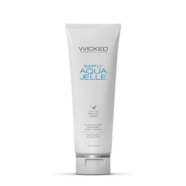 Wicked Simply Aqua Jelle Water - Based Lube - Mr and Mrs D's