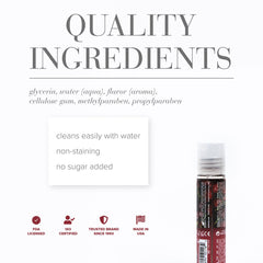 JO H2O Cherry Burst Lube - 30 mL - Cherry Flavoured Water Based Lubricant - 30 ml Bottle