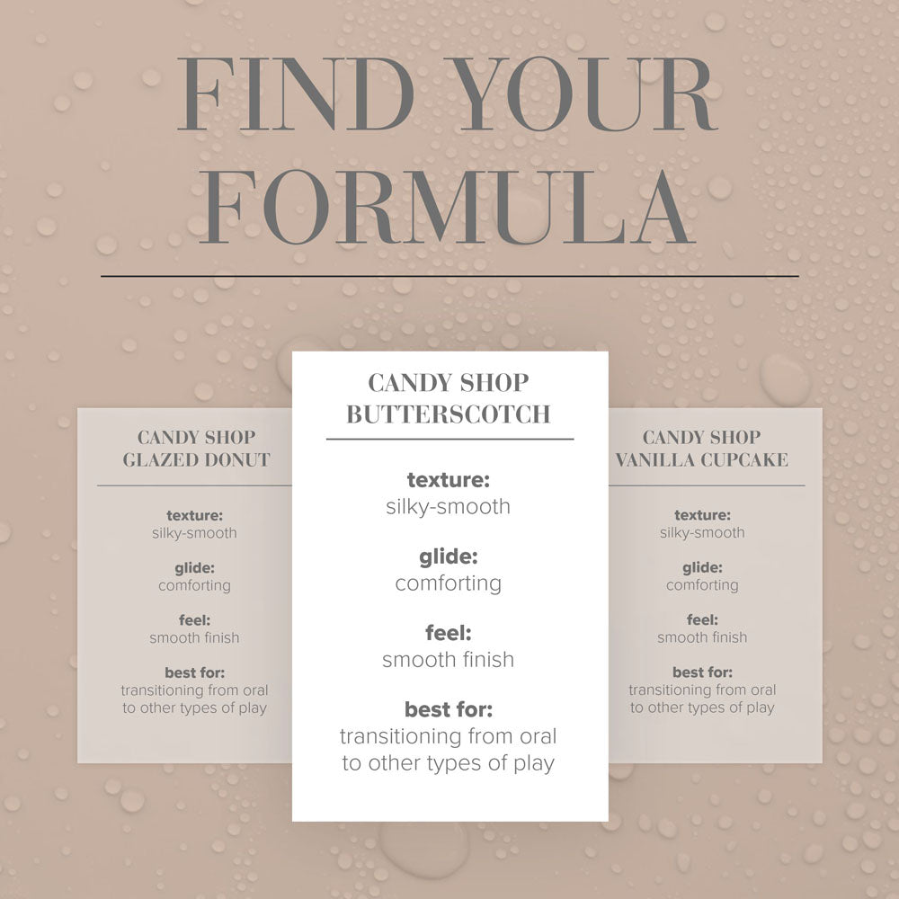 JO Candy Shop Butterscotch Lube  - 60 mL - Butterscotch Flavoured Water Based Lubricant - 60 ml Bottle