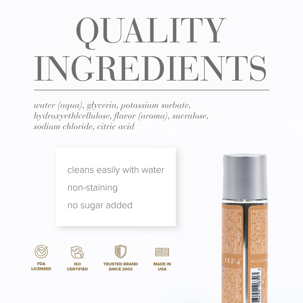 JO Candy Shop Butterscotch Lube  - 60 mL - Butterscotch Flavoured Water Based Lubricant - 60 ml Bottle