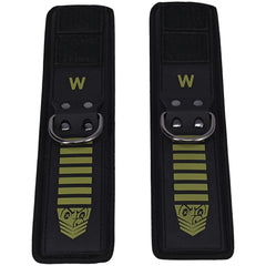 Fort Troff - Tactical Wrist Cuffs - Black/Green Restraints