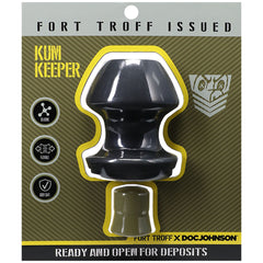 Fort Troff - Kum Keeper - Large Hollow Butt Plug with Removeable Stopper