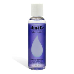 Bottle of Adam & Eve lubricant on a white background